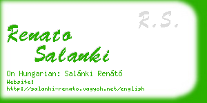 renato salanki business card